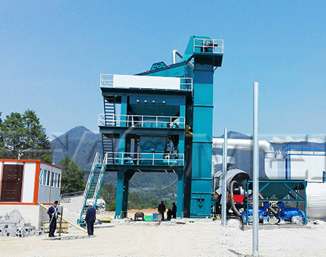 120t h and 60 ton mobile hot mix asphalt mixing plant